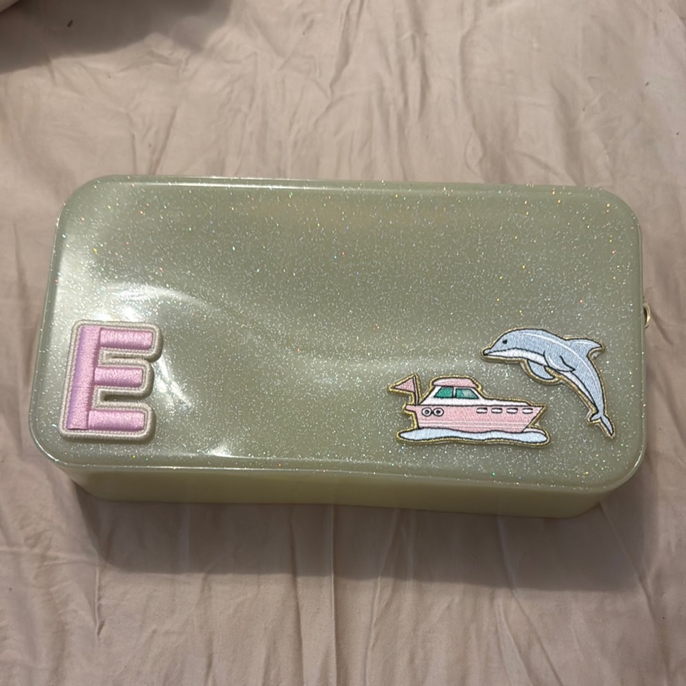 Yellow customized Stoney clover jelly pouch